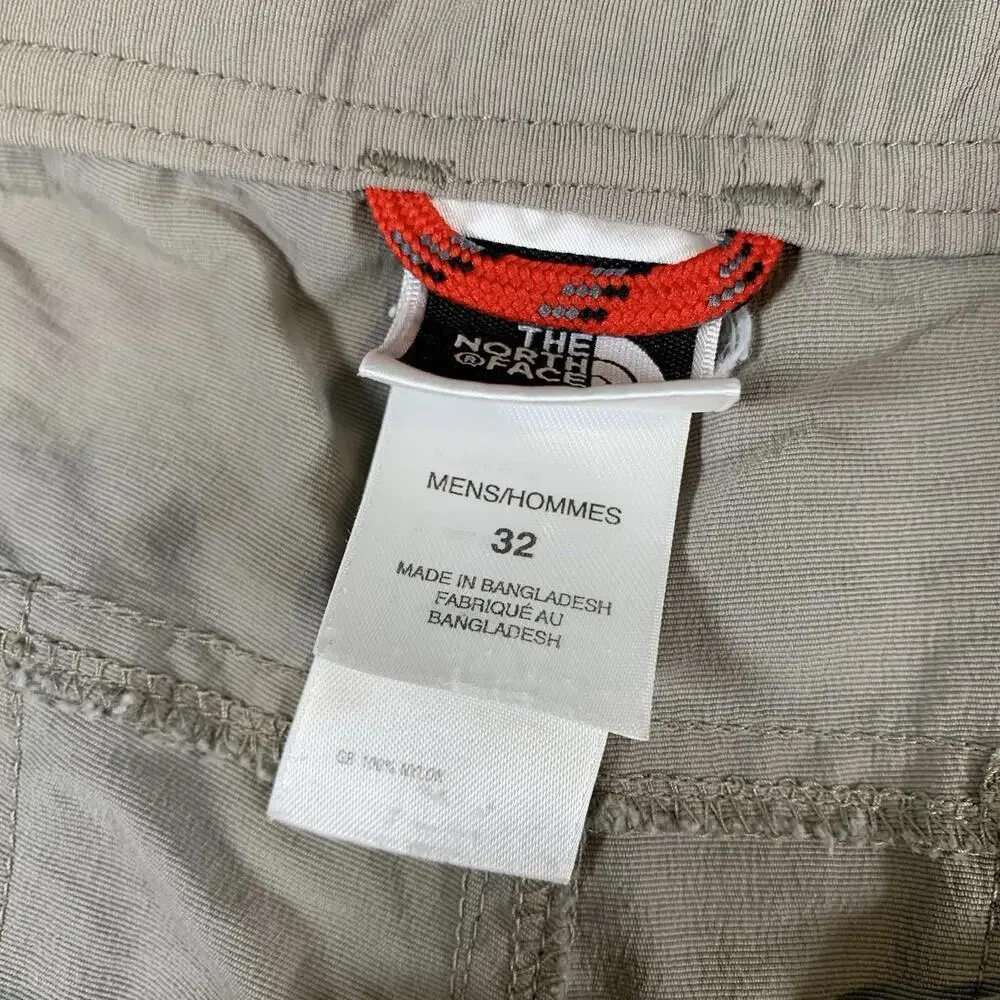 The North Face Men’s Nylon Hiking Pants Size 32‎ Beige Utility Outdoor Trail
